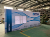 20'x20' SEG LED Backlit Fabric Trade Show Booth Using Trade Show Display Monitor Stand