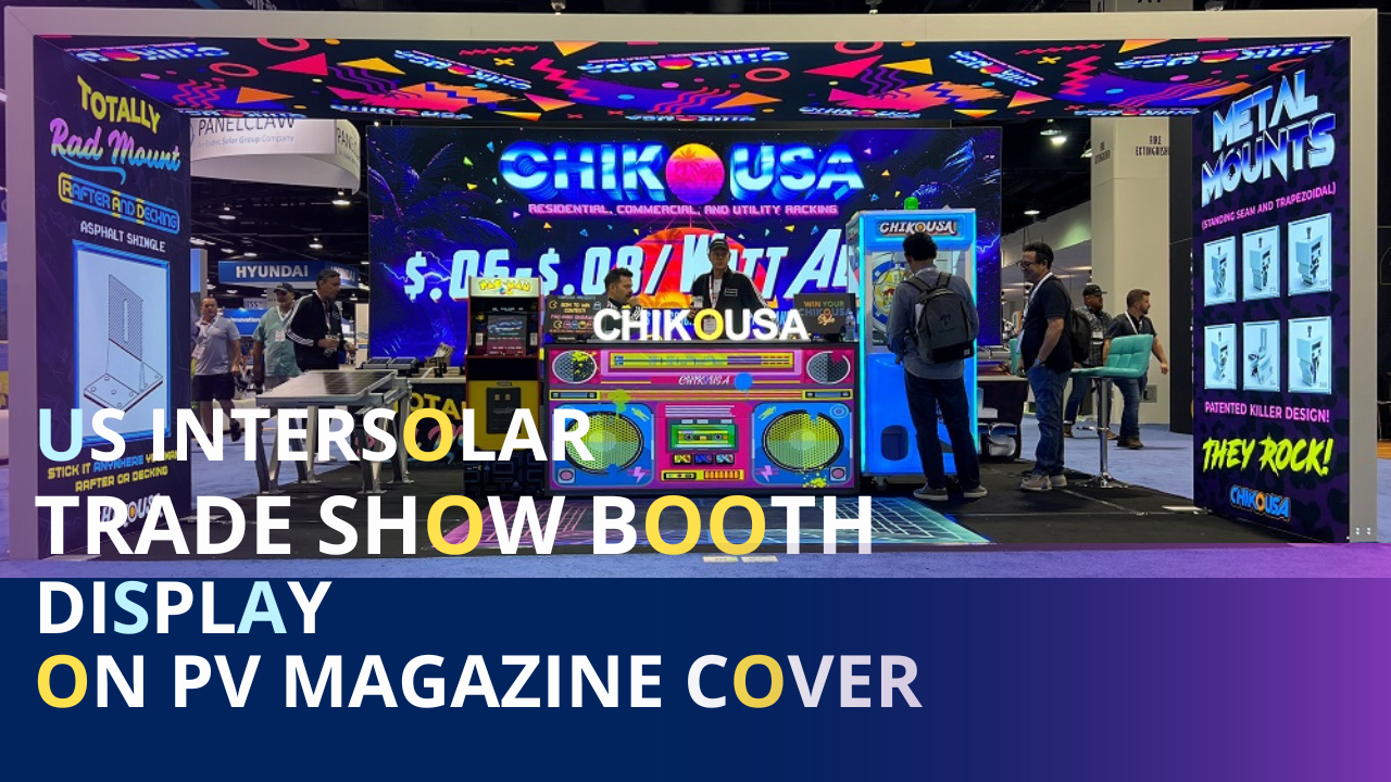 What Intersolar Trade Show Booth Display We Have Made Can Land on PV Magazine Cover?