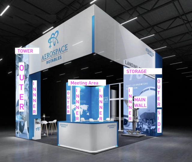 AHR Expo : Custom Exhibition Booth Stand Portable Reusable High Quality Led Backlit Light Box Trade Show Display