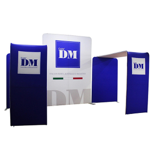 China Portable 10 x 20 Fabric Display Photo Booth Design
