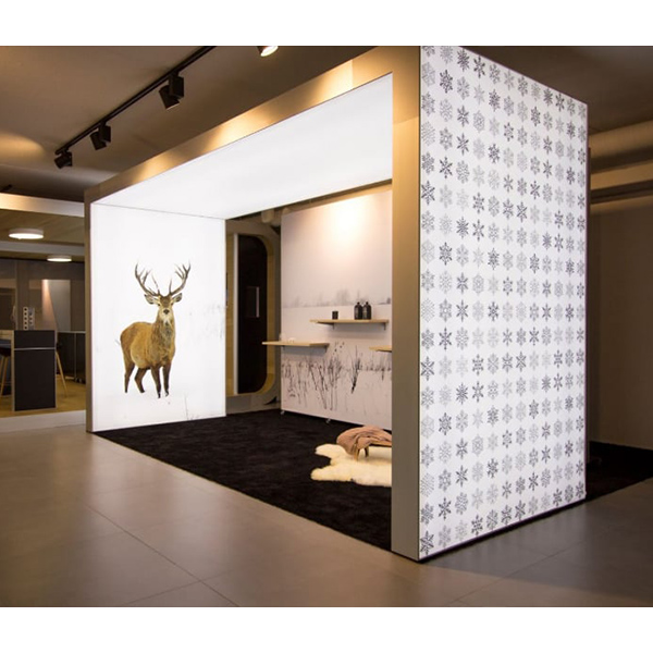 20'x30' Backlit Display of Trade Show Booth Exhibition Light Box Design