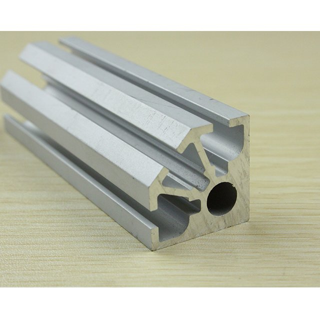 Octanorm 1/4 Aluminum 8 Way Upright Extrusion With Small Hole