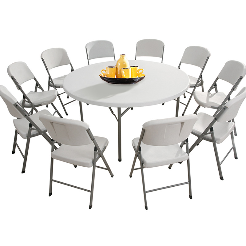 China Folding Round Plastic Table manufacturers, Folding Round Plastic