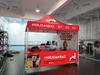 10x10 Custom Canopy Tent With A Foldable and Portable Trade Show Counter For Event Use