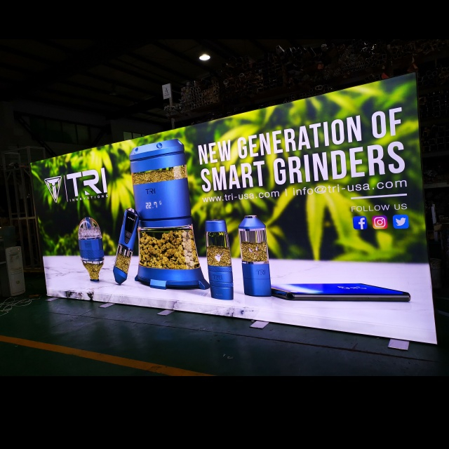 20'x8' Double Sided Free Standing Trade Show Backlit Display Walls
