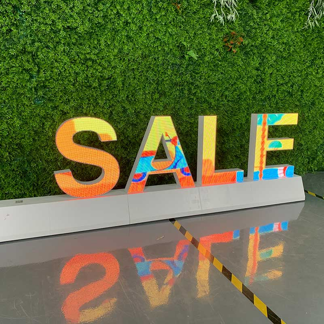 Magnetic Led Screen Light Up Signs & Letters for Retail Shop